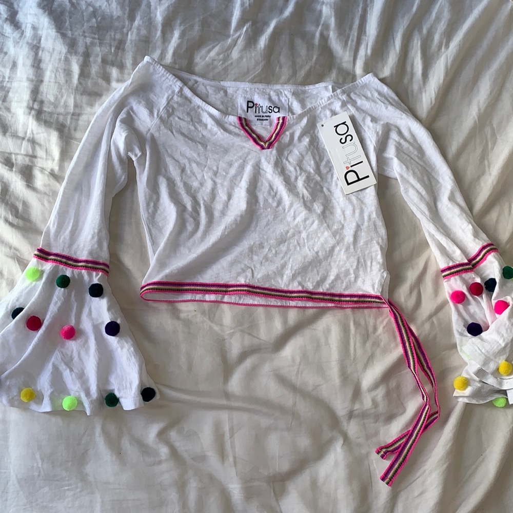 Pitusa crop top made in Peru one size